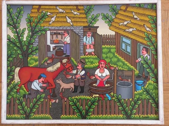 Malarstwo ludowe – historia, cechy i znaczenie kulturowe polskiej sztuki ludowej